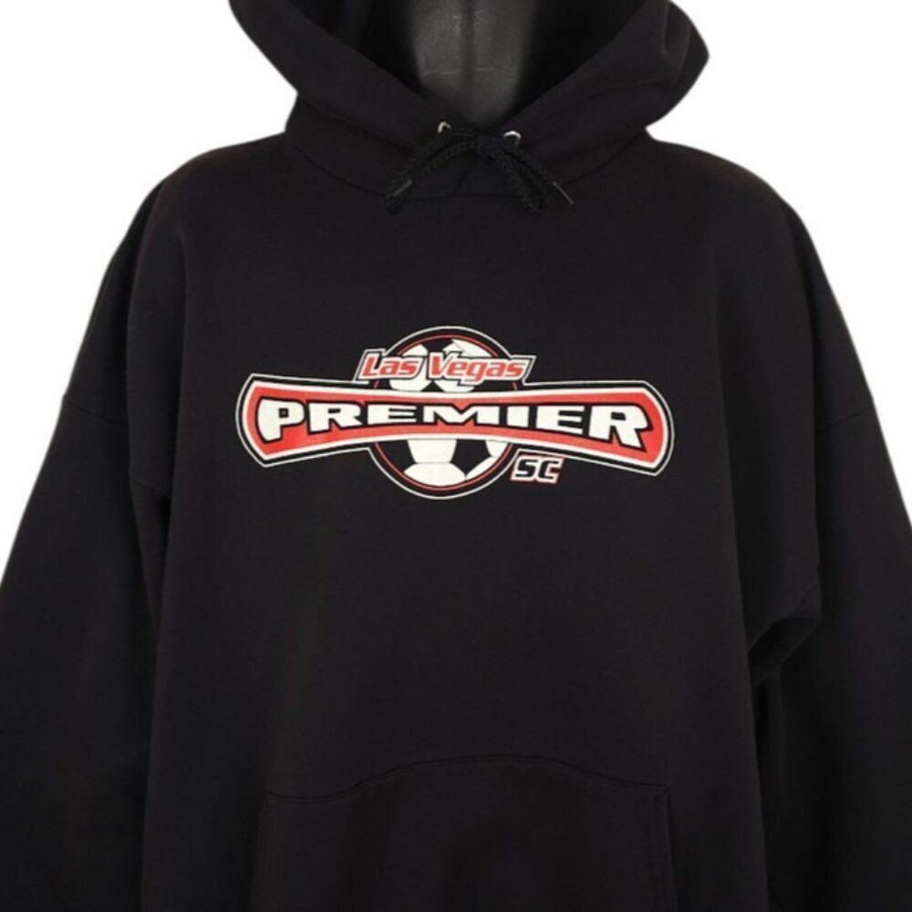 Las Vegas Premier Soccer Club Sweatshirt Hoodie Mens Size 2XL Black